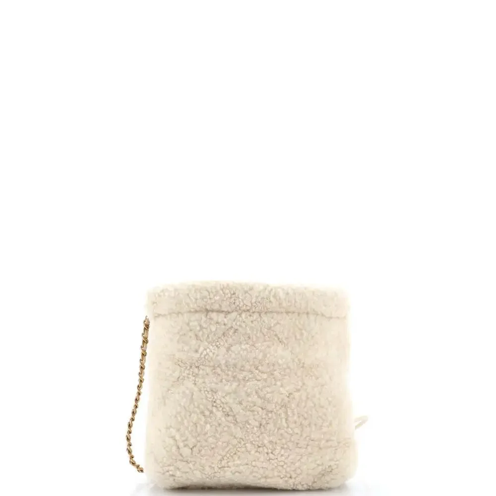 Chanel 22 Chain Hobo Shearling Mini #256621C49B - Picture 3 of 6